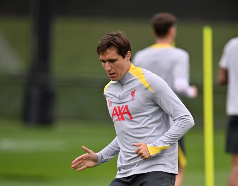 Federico Chiesa entraînement AXA Training