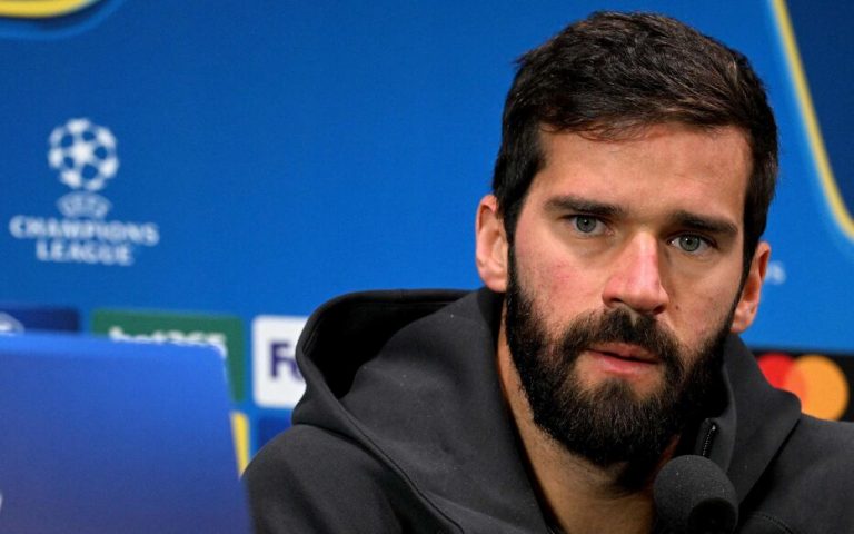Alisson conférence de presse AC Milan Liverpool parle de Maignan