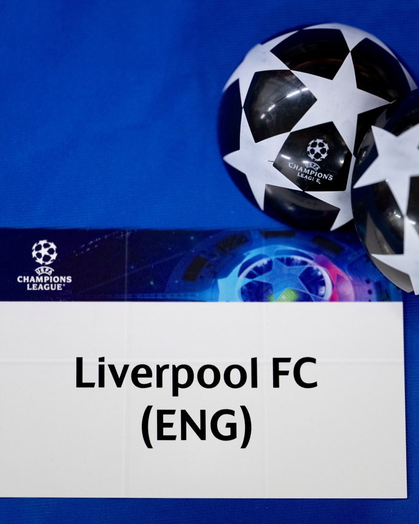 Le tirage au sort de Liverpool en Ligue des champions 2025-2026