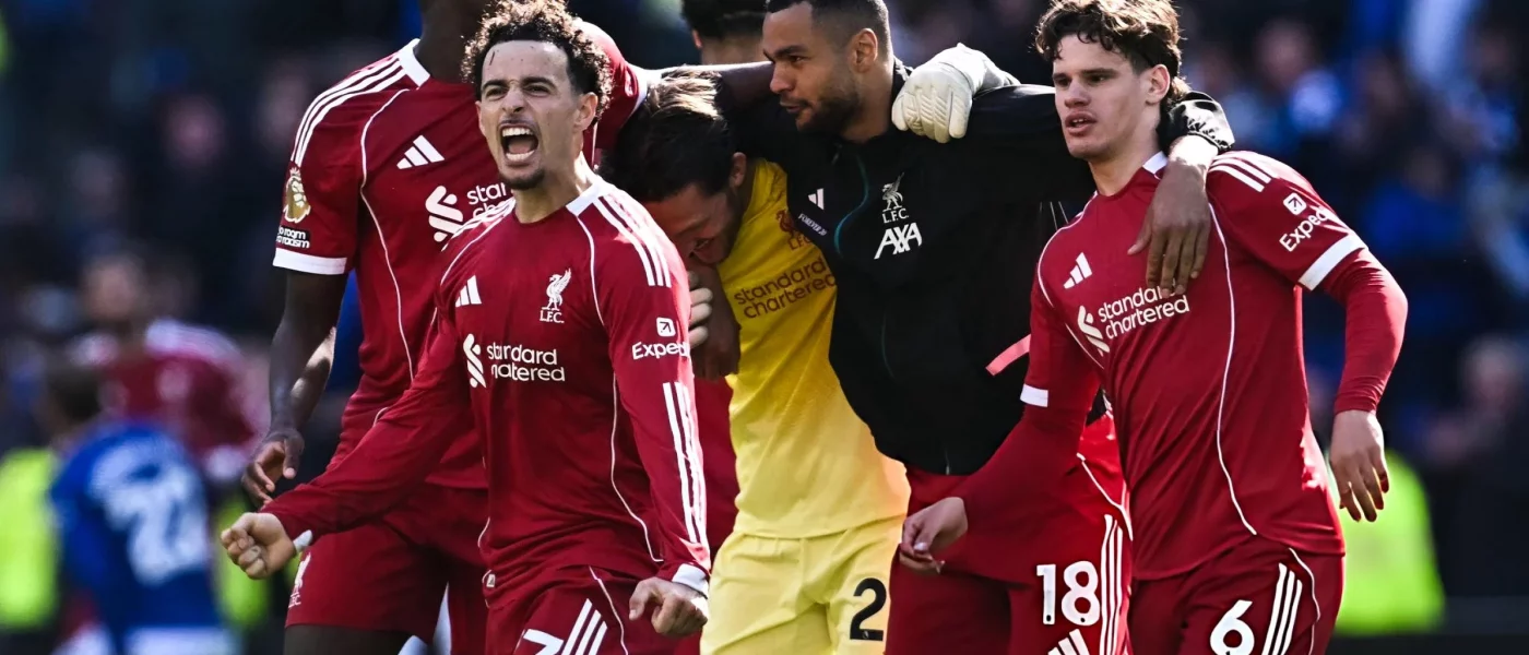Composition probable de Liverpool en 4-2-3-1 face à Manchester United à Old Trafford le 3 mai 2026, sans Mohamed Salah ni Alisson Becker