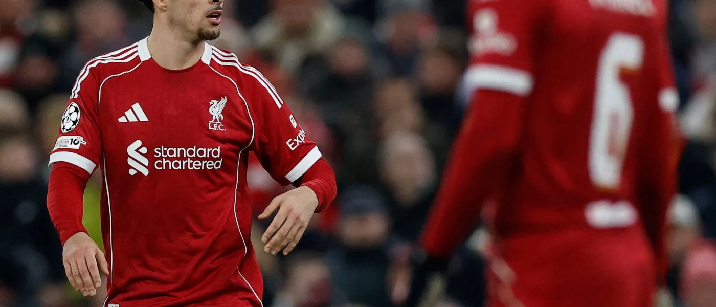 Curtis Jones sous le maillot de Liverpool, au cœur des rumeurs de transfert vers l'Inter Milan en 2026